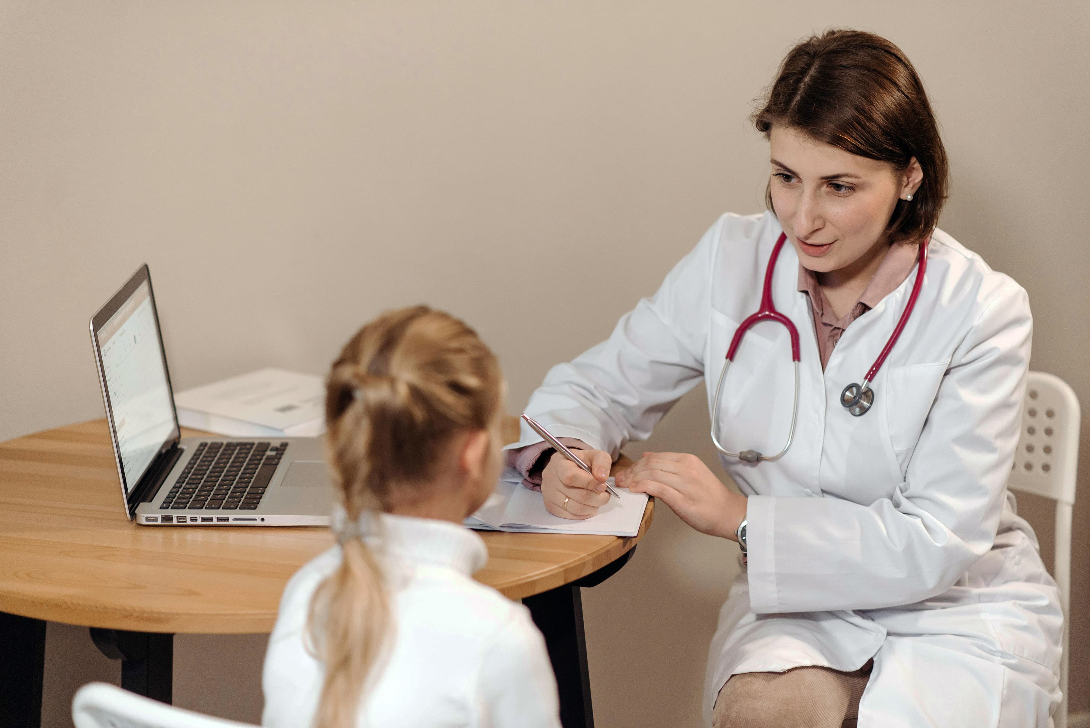 Doctor with child image